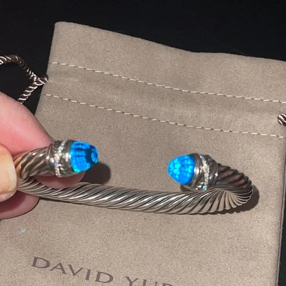 David Yurman Cable bracelet with diamonds - Picture 5 of 6